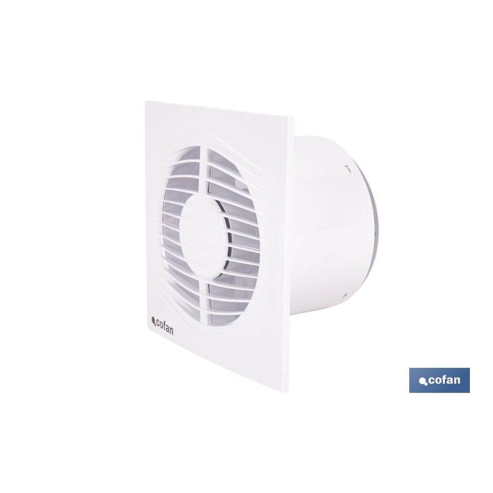 EXTRACTOR DE AIRE AXIAL SILENCIOSO 10 W 170 X 151 MM Ø125 MM