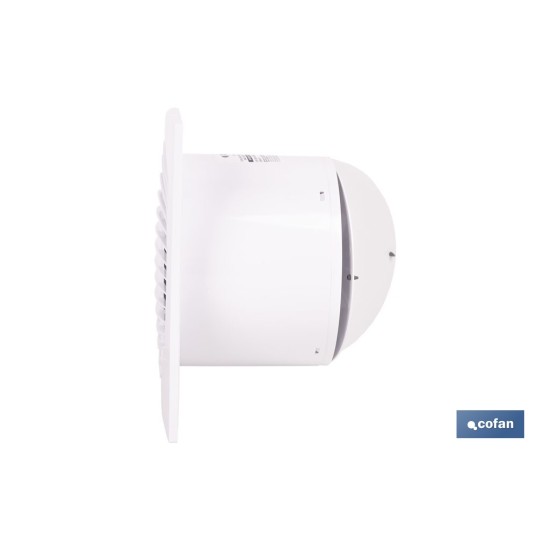 EXTRACTOR DE AIRE AXIAL SILENCIOSO 10 W 170 X 151 MM Ø125 MM
