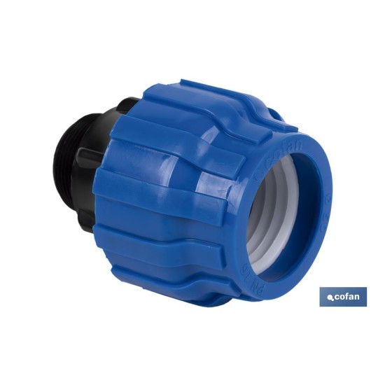 ENLACE ROSCA MACHO PP PN16 50 X 1 1/4  VENTA UNITARIA
