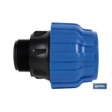 ENLACE ROSCA MACHO PP PN16 63 X 2  VENTA UNITARIA