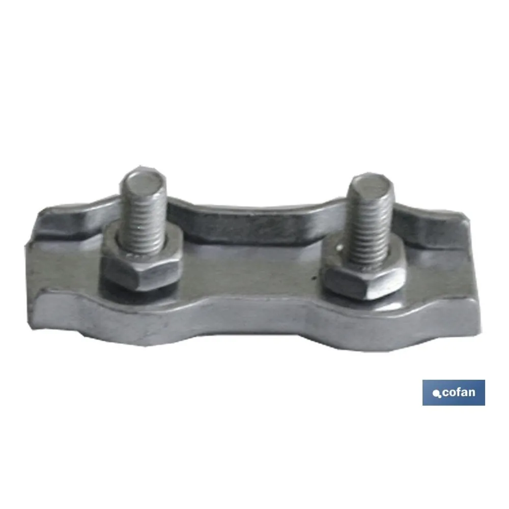 SUJETACABLES PLANOS DOBLE M-4