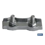SUJETACABLES PLANOS DOBLE M-6