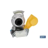 CABEZA ACOPLAMIENTO AUTOMATICA AMARILLA 22/150