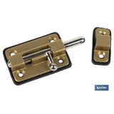 PASADOR BASE PLÁSTICO NEGRO 80 MM
