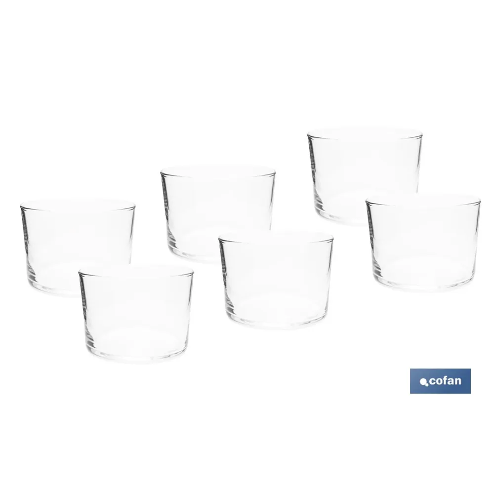 PACK 6 UDS VASO LICOR 24 CL MODELO HAMPTON