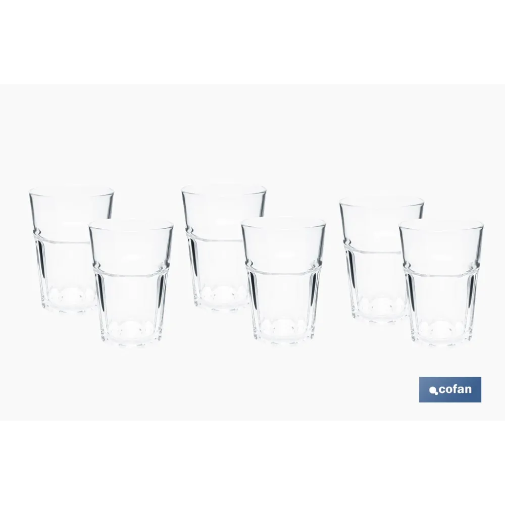 PACK 6 UDS VASO REFRESCO 36 CL MODELO LUBLIN