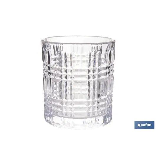 PACK DE 6 UDS VASO CON RELIEVE 27,5 CL