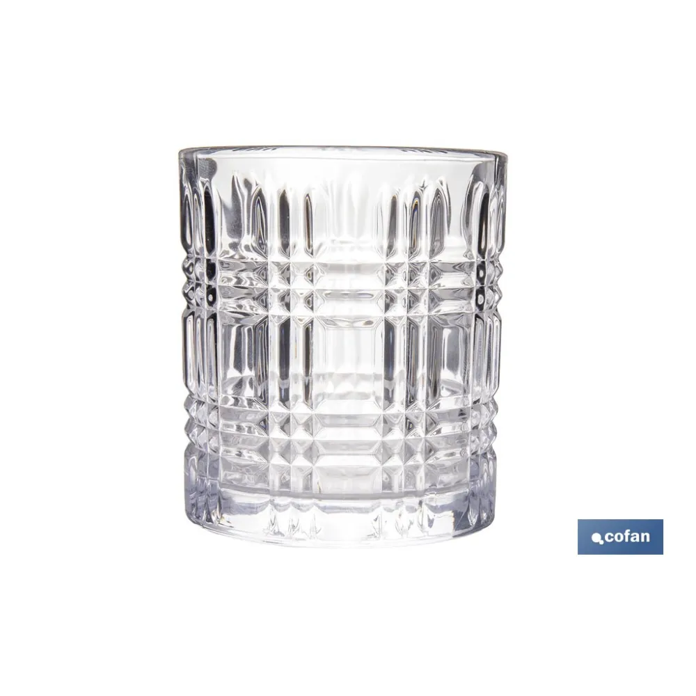 PACK DE 6 UDS VASO CON RELIEVE 27,5 CL