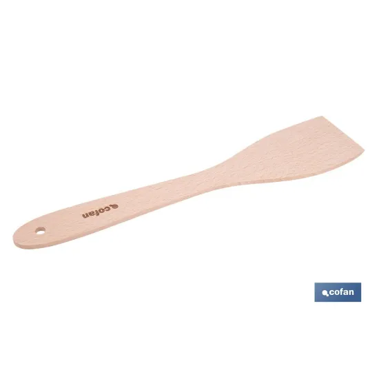 PALETA DE MADERA CON MANGO PLANO SIN RANURAS 30 CM