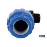 CODO 90° ROSCA MACHO PP PN16 20 X 1/2
