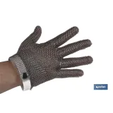 GUANTE ANTICORTE ACERO INOX CARNICERO T-L