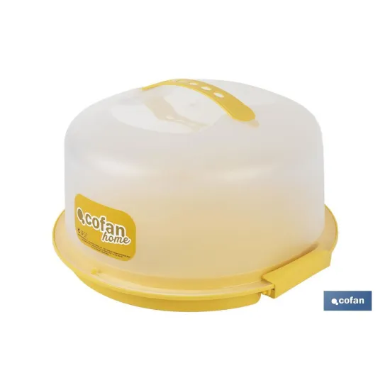 TARTERA REDONDA AMARILLA OPACA PAVLOVA CON ASAS Ø34,5 X 18,5 CM venta unitaria