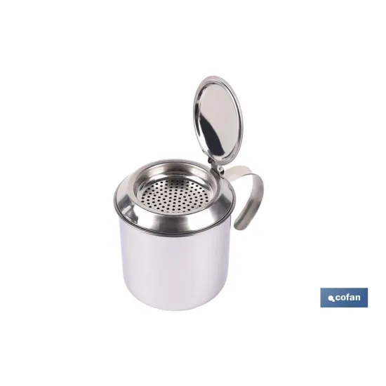 GRASERA EN ACERO INOXIDABLE 18/00 CARNE ( 75 CL) 10 x 12 CM