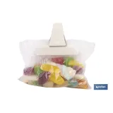 PACK DE 2 PINZAS PARA CERRAR BOLSAS DE COMIDA 7,5 X 5,5 CM