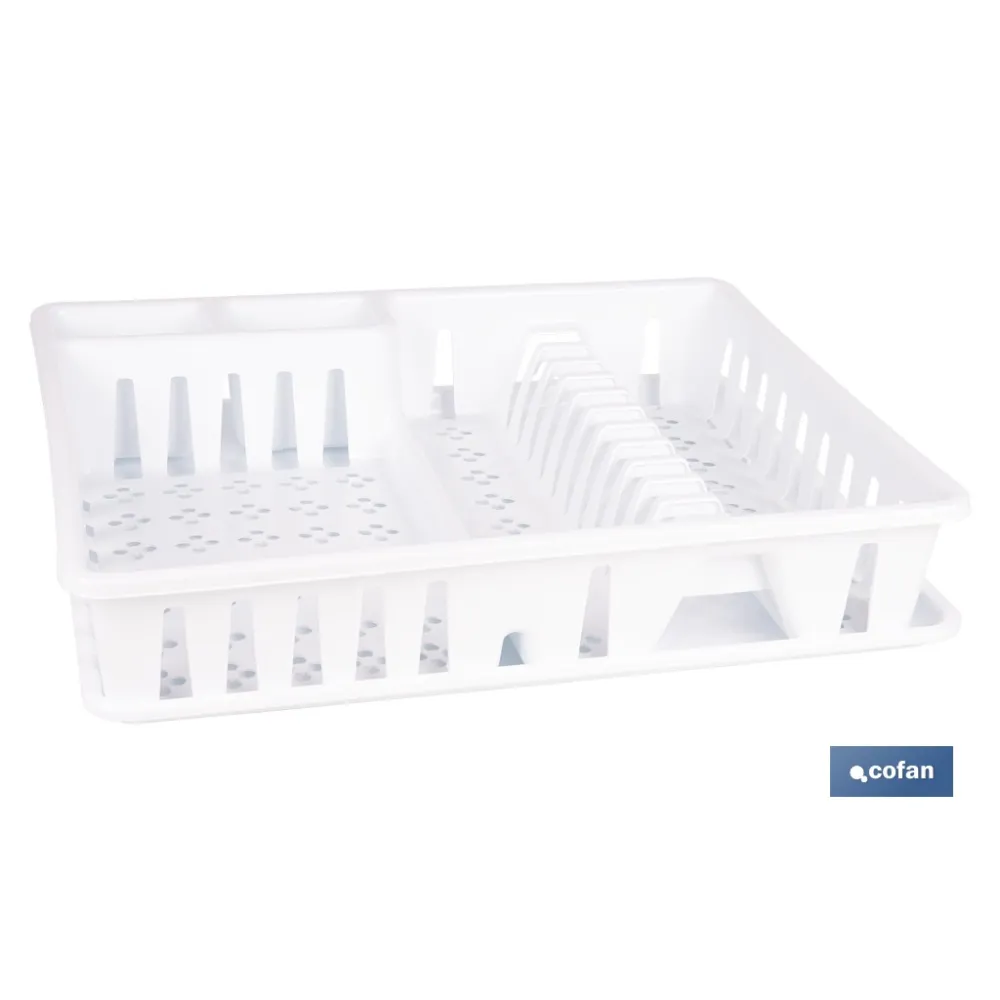 ESCURREPLATOS CON BANDEJA BLANCO 48 X 38,5 X 9.5 CM