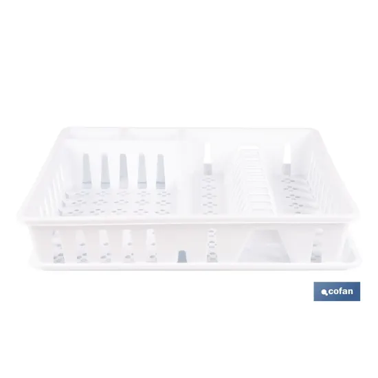 ESCURREPLATOS CON BANDEJA BLANCO 48 X 38,5 X 9.5 CM