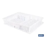 ESCURREPLATOS CON BANDEJA BLANCO 48 X 38,5 X 9.5 CM