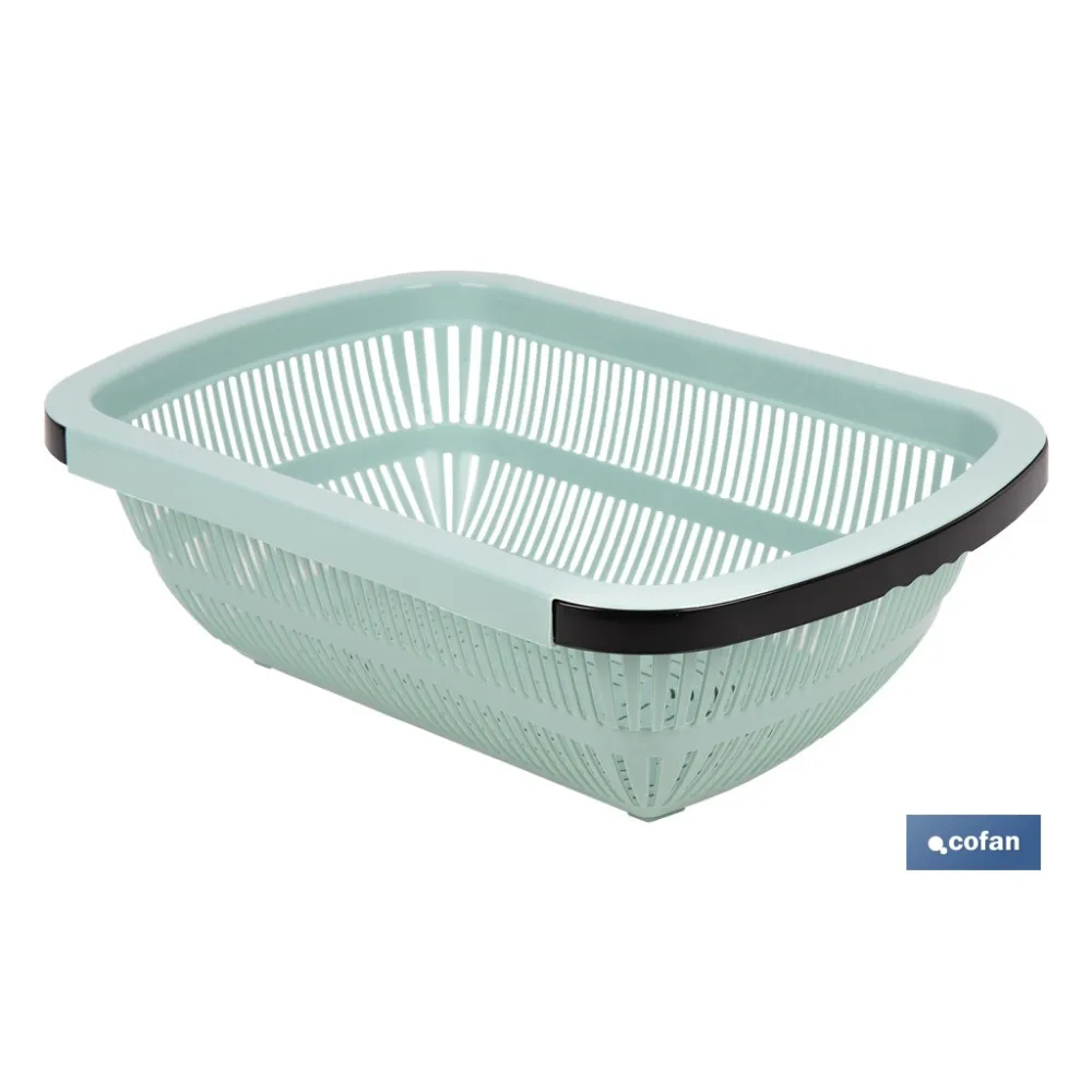 ESCURRIDOR RECTANGULAR EXTENSIBLE VERDE 50,5 X 24,5 X 11,5 CM