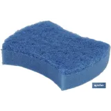 PACK DE 3 ESTROPAJOS AZULES CON ESPONJA