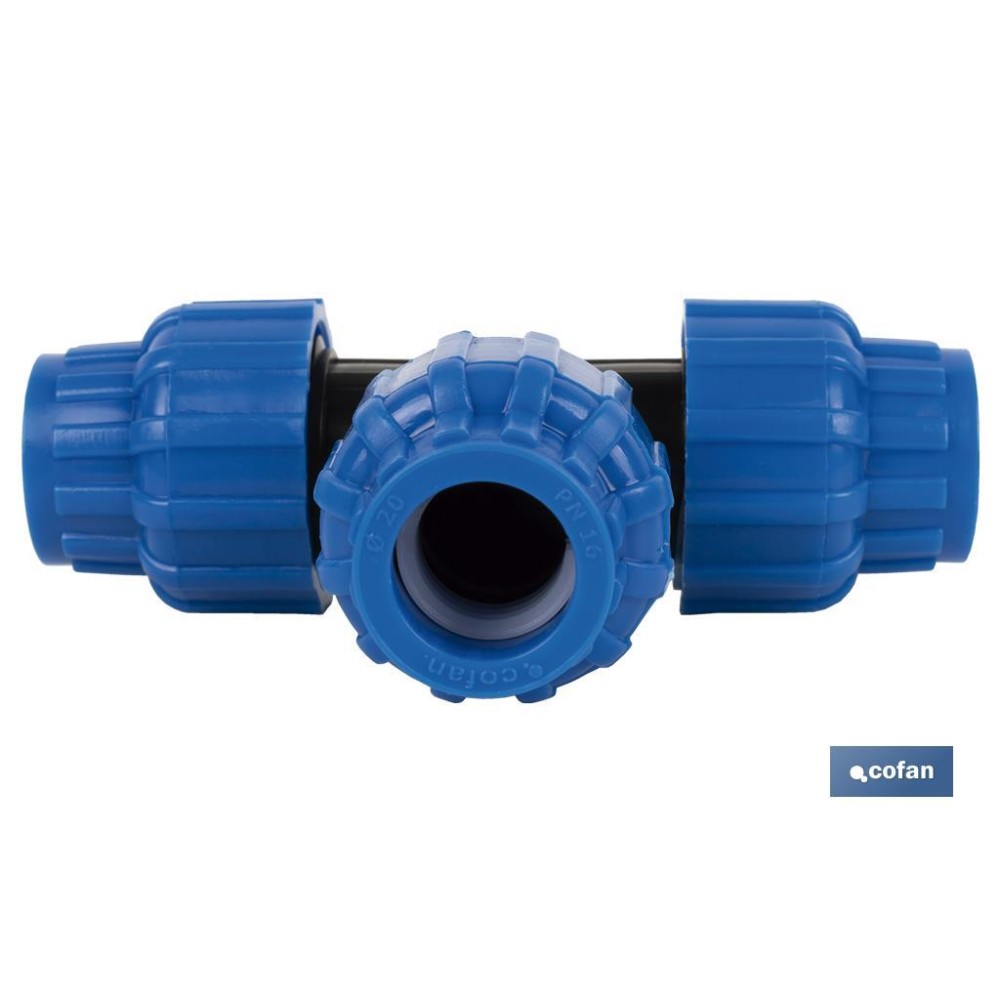 TE 90° PP PN16 63 X 63 X 63