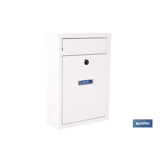 BUZÓN CORREO EXTERIOR BLANCO MODELO LETTER 320x215x85mm