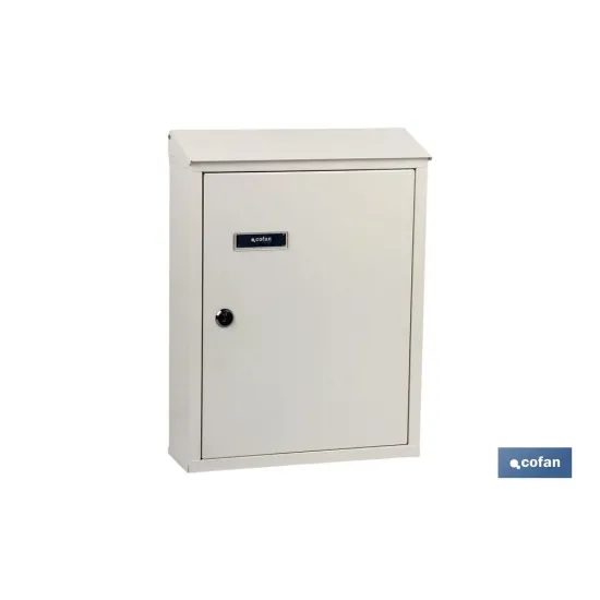 BUZÓN CORREO EXTERIOR BLANCO MODELO POST 385x290x100mm