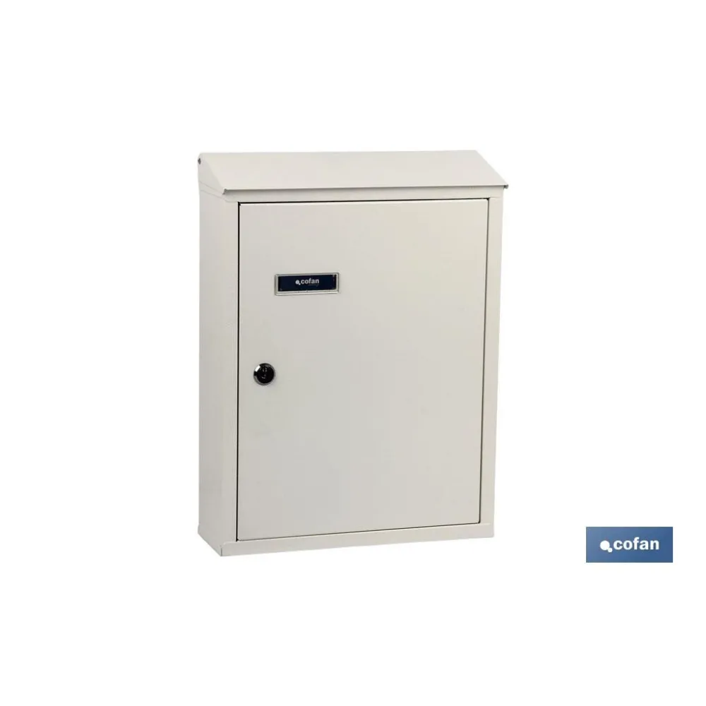 BUZÓN CORREO EXTERIOR BLANCO MODELO POST 385x290x100mm