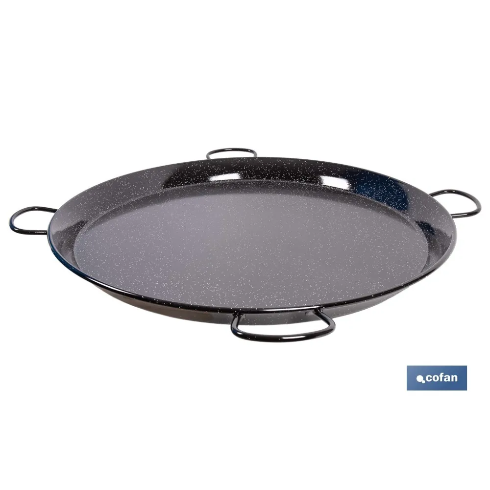 PAELLERA ACERO ESMALTADA Ø90cm (4 asas)