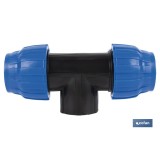 TE 90° ROSCA HEMBRA PP PN16 63 X 1 1/4 X 63  VENTA UNITARIA