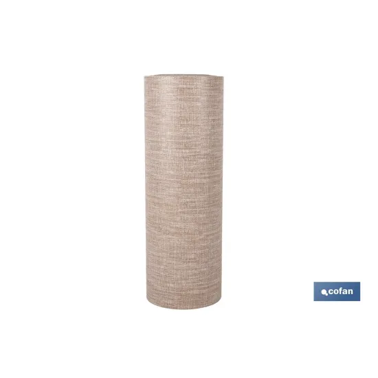 ROLLO DE ALFOMBRA VINÍLICA CON EFECTO JASPEADO BEIGE 84% VINILO 16% POLIÉSTER 52 CM X 20 M