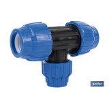 TE 90° REDUCIDA PP PN16 50 X 40 X 50