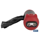 PACK DE DISPENSADOR DE BOLSAS MASCOTA, COMEDERO BEBEDERO Y JUGUETE MORDEDOR PERROS