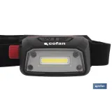 LINTERNA COB LED DE CABEZA 5 W 6500 K USB
