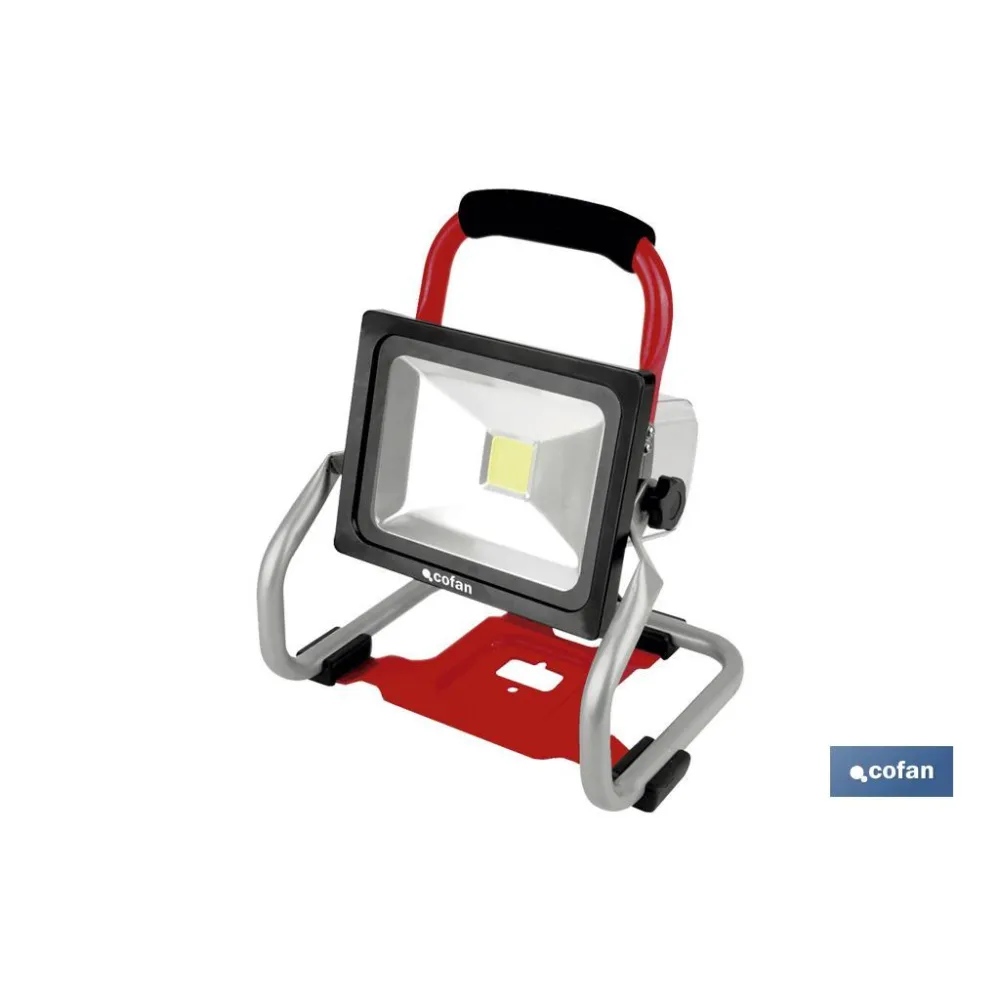 FOCO LED PORTÁTIL A BATERIA REACONDICIONADO Li-ion 18V 20W