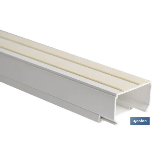 MINICANAL RECTO ADHESIVO 2M 10X20 Venta unitaria