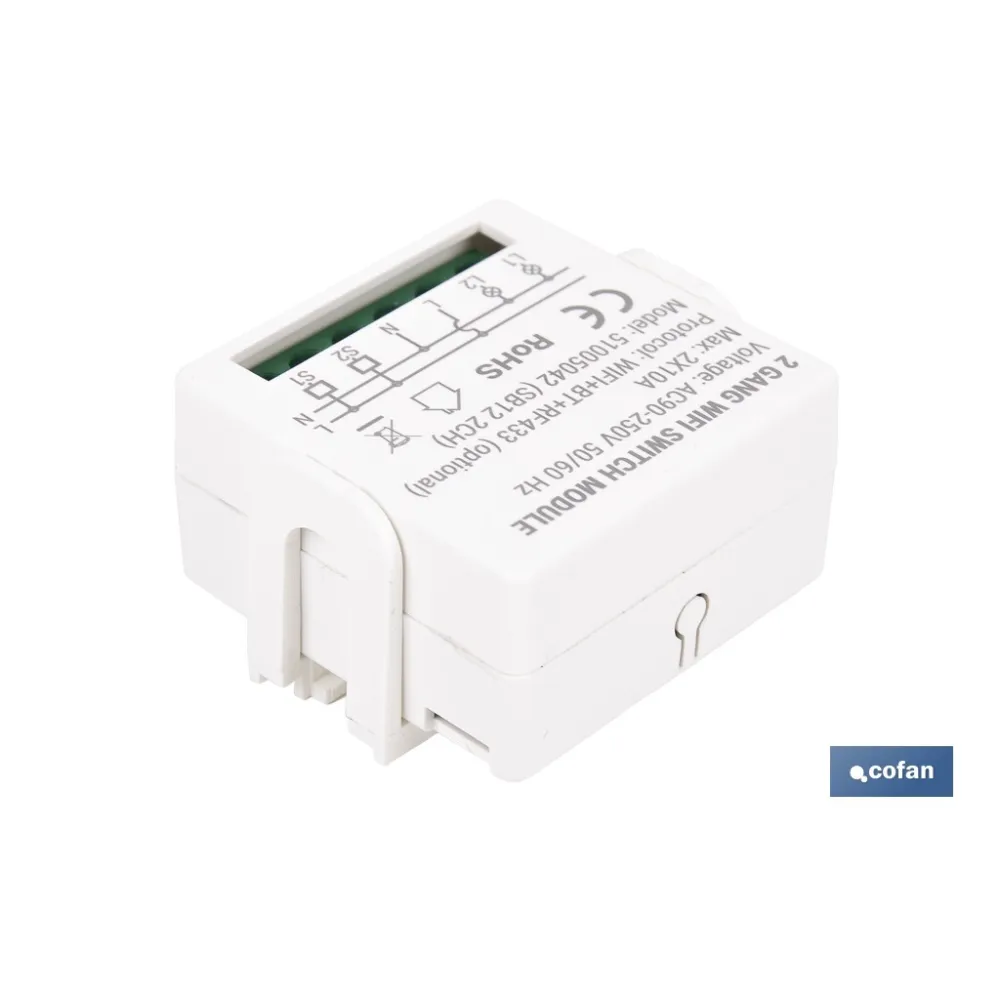 RELÈ DE 2 INTERRUPTORES WIFI