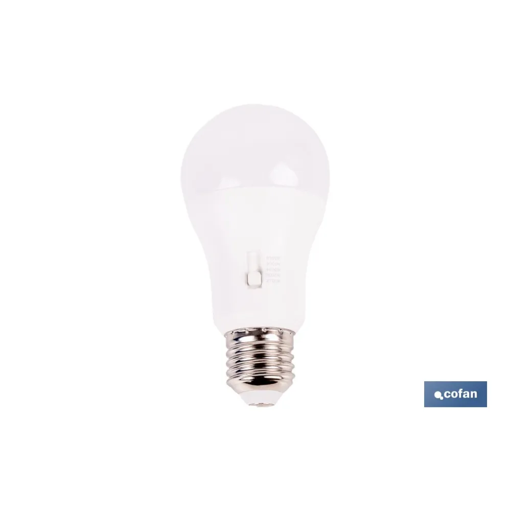 PACK DE 3 BOMBILLAS E27 A60 14W 1521 LM 5CCT