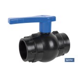 VÁLVULA DE BOLA ROSCA H-H PP PN16 3/4 x 3/4 VENTA UNITARIA