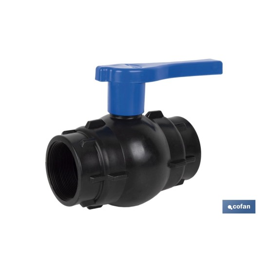 VÁLVULA DE BOLA ROSCA H-H PP PN16 1 x 1
