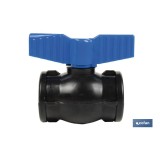 VÁLVULA DE BOLA ROSCA H-H PP PN16 1 1/2 x 1 1/2