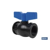 VÁLVULA DE BOLA ROSCA H-H PP PN16 1 1/2 x 1 1/2