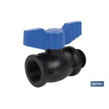 VÁLVULA DE BOLA ROSCA M-H PP PN16 1 x 1 VENTA UNITARIA
