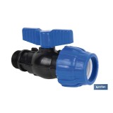 ENLACE VÁLVULA DE BOLA ROSCA MACHO PP PN16 50 x 1 1/2