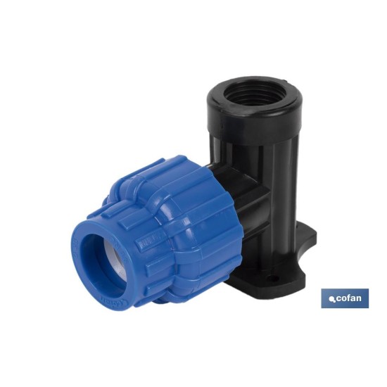 CODO 90° GRIFO ROSCA HEMBRA PP PN16 20 x 3/4 VENTA UNITARIA
