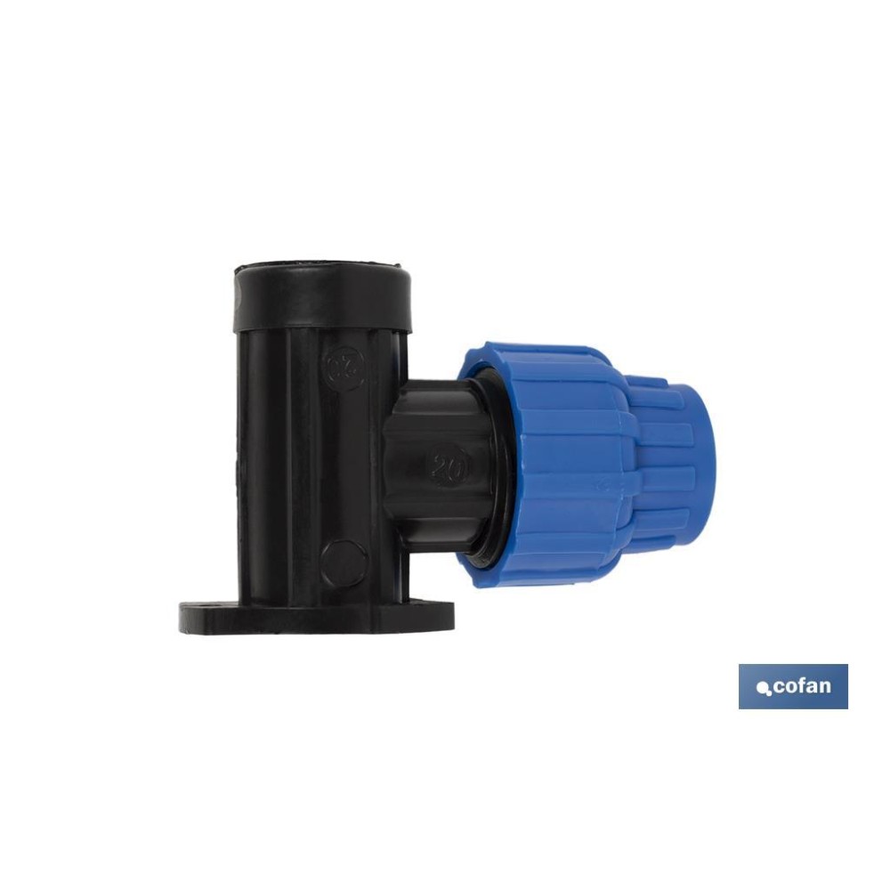 CODO 90° GRIFO ROSCA HEMBRA PP PN16 25 x 3/4