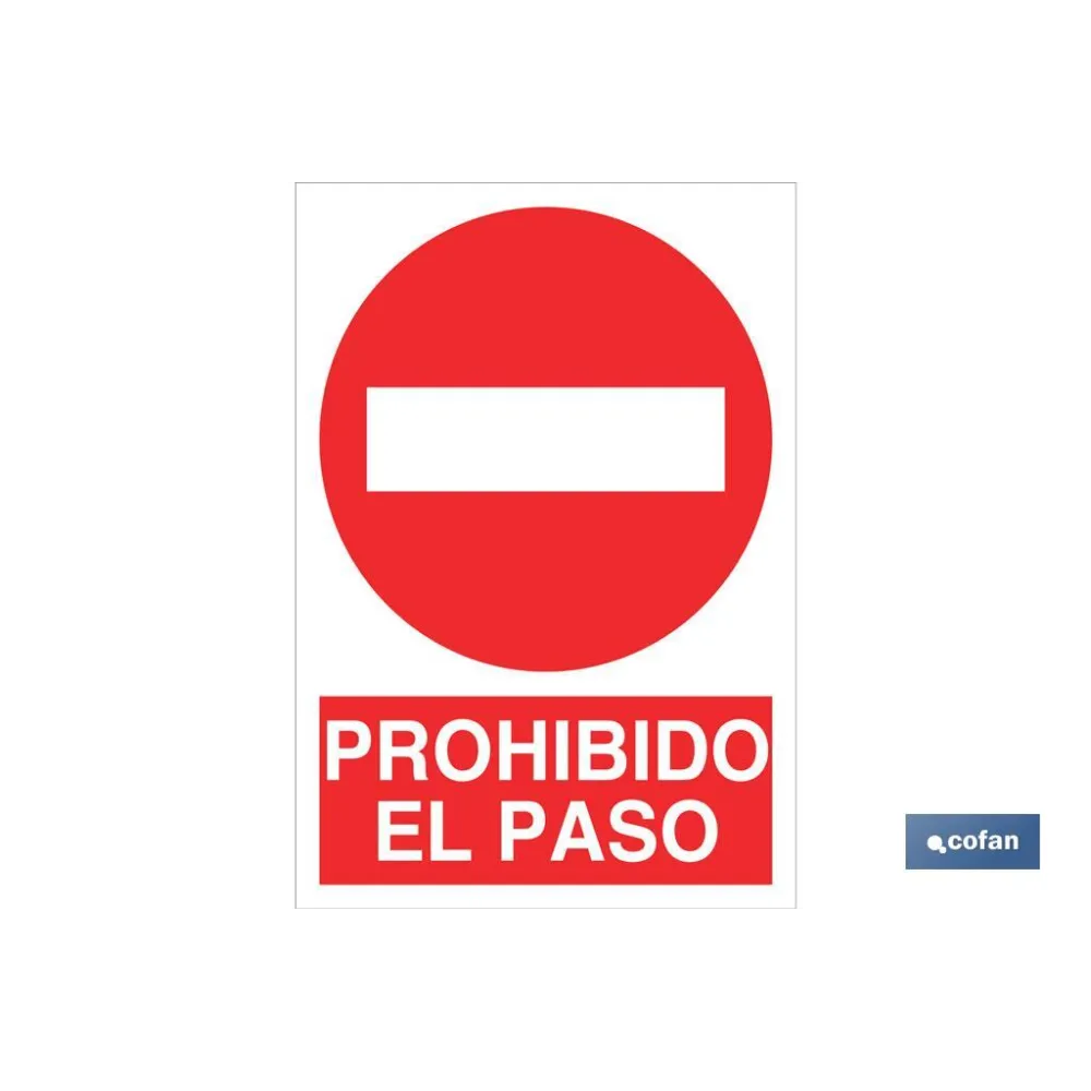 SEÑAL ADHESIVA 148X105MM.