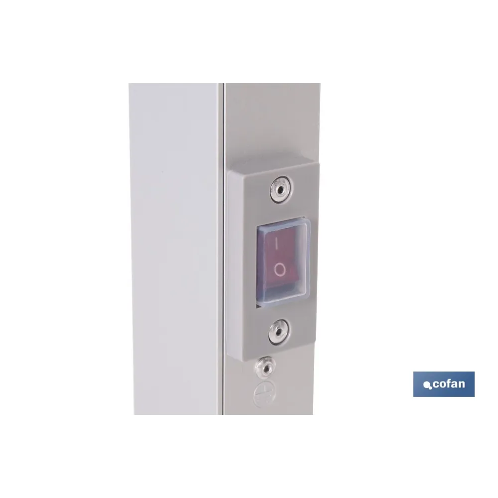 TOALLERO ELÉCTRICO DE ALUMINIO 100 W 90 X 53 X 35,5 CM IP44