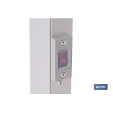 TOALLERO ELÉCTRICO DE ALUMINIO 100 W 90 X 53 X 35,5 CM IP44