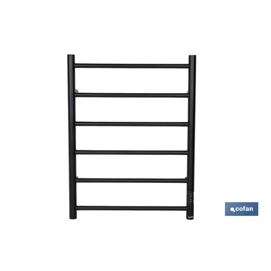 TOALLERO ELÉCTRICO NEGRO 80 W 68 X 53 X 10.5 CM IP44
