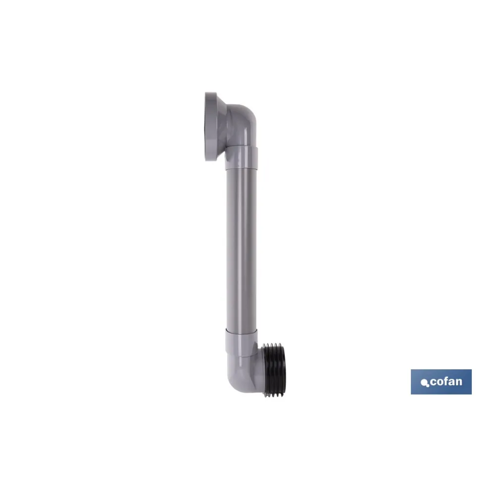 MANGUITO HORIZONTAL DE CONEXIÓN AJUSTABLE Ø90 MM - 90/110 MM 490-170 MM